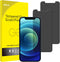 JETech Privacy Screen Protector for iPhone 12 mini 5.4-Inch, Anti Spy Tempered Glass Film, 2-Pack......