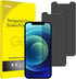 JETech Privacy Screen Protector for iPhone 12 mini 5.4-Inch, Anti Spy Tempered Glass Film, 2-Pack......