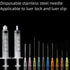 100 Pack - 18G 1 Inch Dispensing Needle Sterile with Luer Lock for Industry, Scientific Laboratory, Plant Cultivation Research, Liquids Refiling a...