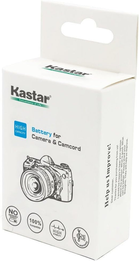 Kastar Digital Camera Replacement Lithium-Ion Battery Compatible with Fuji NP-45, Kodak KLIC-7006, EN-EL10, Pentax D-LI63, D-Li108, Olympus LI-40B...