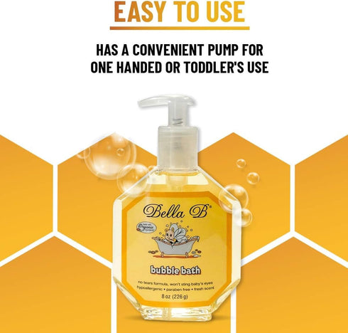 Bella B Bundle - Cradle Cap Shampoo 8 oz and Bubble Bath 8 oz...
