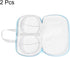 uxcell 2Pcs Bra Washing Bag, 11.8 x 6.7 Inch Rectangle Mesh Laundry Bags for Washing Machine Wash Delicate, Sock, Underwear, Blue...