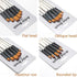 Brush Set, 4 Packs of 24 Nylon Brushes, Suitable for Professional Sets of Multi-Purpose Oil Painting Watercolor Artists, Miniature Details and Roc...