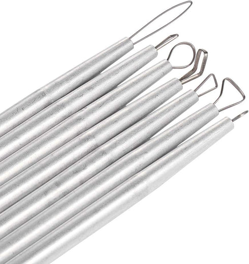 Ceramic Pottery & Clay Ribbon Sculpting Tool Kit (Set of 7)...