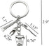 PHAETON 20PCS Toothbrush Toothpaste Keychain Tooth Shape Keyring Dentist Keychain Dental Hygienist Gift Dental Student Gift Dentist Graduation Gif...