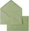 PONATIA 50 Pack A4 Envelopes, 4 1/4 x 6 1/8 Inches Sage Green Envelopes Perfect for Christmas Gift Cards Envelopes, Wedding Details Cards, Thank Y...
