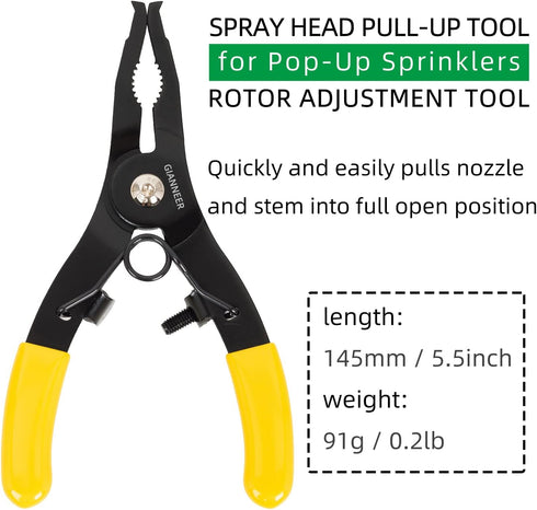Spray Head Tools Sprinkler Tools with Screwdriver Rotor Removal Tool for Lawn Irrigation Sprinklers System...