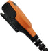 Two Way Radio Shoulder Mic 2 Prong Remote Speaker Microphone with 3.5mm Audio Jack for Motorola Walkie Talkie (Orange), RE034...