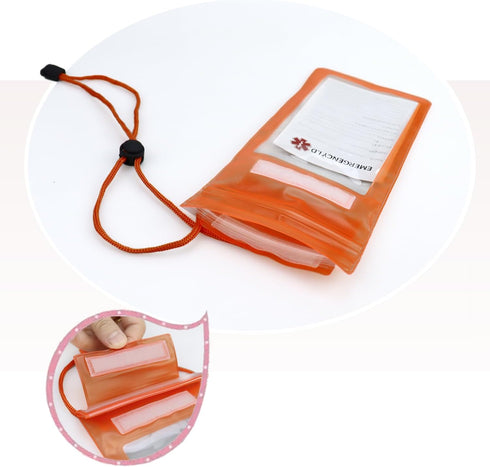 2 Pcs Waterproof EpiPen Carrying Case EpiPen Pouch Emergency Medical Pouch Holds 2 EpiPens Allergy Medicine Essentials......