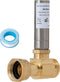 SUNGATOR Washer Water Hammer Arrestor, 3/4" GHT Male x 3/4" GHT Female for Washing Machine, Laundry Pipe, Stainless Steel Hammer Arrestor, Reduce ...