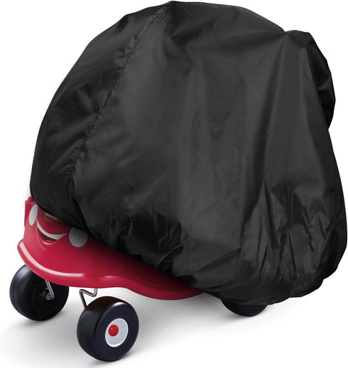 Kids Ride On Car Cover Waterproof, 420D Small Cover for Cozy Coupe Truck Ride-On Car, Toddler Push Car Cover All Weather Protection(Only Use for C...
