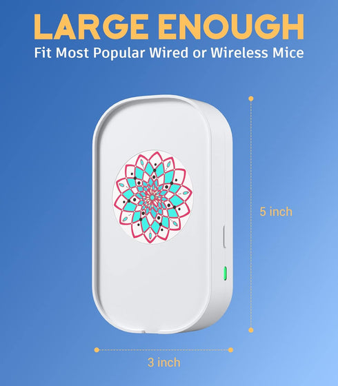 Mouse Jiggler Undetectable, Automatic Mouse Mover Device for Computer Laptop Awakening, No Software & Driver with ON/Off Switch Mouse Shaker, Work...