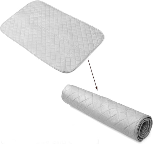 True & Tidy, Steam and Ironing Mat, Instantly Transforms Flat Surfaces into a Convenient Ironing Board, MAT-100...