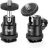 12MM Tripod Ball Head, UTEBIT 360° Rotatable Metal Mini Ball Head with 1/4" hot Shoe, BallHeads Camera Mount Adapter for Sport Camera, Pocket Ligh...