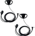 Walkie Talkie Earpiece with Mic PTT 2.5mm 1 Pin D Shape Radio Earpiece Headset Compatible with Motorola Talkabout Walkie Talkie MH230R MR350R T200...