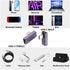 RIIEYOCA 8K 90 Degree USB C 4.0 Male to Female Adapter, 240W 40Gbps Transmission Speed 8K 60HZ, LED Lights Designed for Tablets, Laptops, Phones, ...