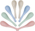 8 Pcs Plastic Spoon Dinner Spoons, Lnrkai Portable Reusable Soup Spoon Reusable Multicolor Lightweight Durable Spoon Dishwasher & Microwave Safe f...