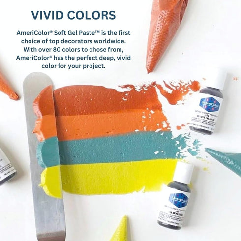 AmeriColor Peach Soft Gel Paste Food Color, .75 oz...