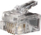 Klein Tools VDV826-601 6p4c Plugs, RJ11 Modular Telephone Connector with 3-pronged Contacts, for Solid or Stranded Conductors...