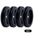 4 PCS Trash Bags Cinch Black, Reusable Trash Liner Cinch to Hold Garbage Bags in Place, Trash Bags Cinch for Securing Trash Liners Prevents Liners...