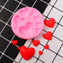 2Pcs Pink Heart Silicone Molds, Different Sizes Heart Chocolate Mold Heart Shape Candy Molds for Cookie Decor, Pastry, Cake, Chocolate Making?Bake...