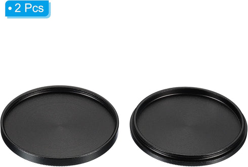 PATIKIL 43mm Lens Cap, 2 Pack Camera Lens Cap Cover Universal Front Metal Lens Filter Stacks Cap Protective Case for 43mm Camera Circular Polarizi...