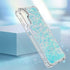 for Samsung Galaxy A14 5G Case with Tempered Glass Screen Protector, Women Girls Glitter Bling Floating Liquid Cute Soft TPU Protective Phone Case...