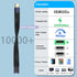 QIANRENON 40Gbps USB4.0 C Male to 90° Angle C Male Data Short Cable 240W USB Type C 4.0 PD Fast Charging Flat Flex Cable, for Thunderbolt 3/4 Smar...