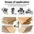 Professional 2 PCS Tongue and Groove Router Bit Set 1/2 Inch Shank, 3 Teeth T Shape Wood Milling Cutter Woodworking Tools, Matched Oak Hardwood Fl...