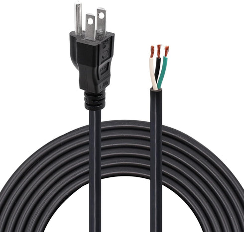 2Pack Power Cord Replacement?6.46Ft Cable 110V 115V 120V 300V Pigtail for Appliance, NEMA 5-15P Plug US SJT 18AWG (18/3)...