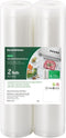 Bonsenkitchen Vacuum Food Sealer Rolls Bags, 2 Packs 8 in x 20 ft, BPA Free, Durable Commercial Customized Size Bags for Storage and Sous Vide Coo...