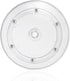 Jersvims 2Pcs 4 Inch Acrylic Turntable Platter, Transparent Turntable Organizer Round Rotating Plate for Kitchen Pantry Cabinet Desk Rack Spice Ca...