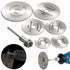 6pc HSS Saw Blades with 1pc 1/8" Shank Extension Rod, Cutting Wheel Set for Rotary Tools...
