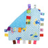 G-Tree Baby Infant Taggy Blanket Soft Touch Plush Colourful Security Comfortable Taggie Presant Blue Car,Best Gift Present for Babies...