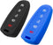 Silicone Key Fob Cover Fit for Ford C-Max Edge Escape Expedition Explorer Fiesta Flex Focus Taurus Lincoln MKS MKT MKX Navigator | Car Accessories...