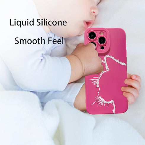 MGQILING Compatible with iPhone 13 Pro Max Case, Cute Cat Pattern Phone Case, Funny Oil Painting Design for Women Girls Soft TPU Shockproof Full C...