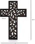 Nirvana Class Wooden Wall Hanging Cross Handmade Antique Design Religious Home Living Room Décor Accessory...