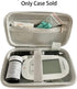 Hard Shell Diabetic Supplies Bag Carrying Case Organizer For Diabetes Testing Kit, Blood Glucose Monitor Kit with Meter, Blood Sugar Test Strips, ...