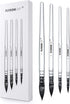 Watercolor Paint Brushes Set,Watercolor Brush, Soft Synthetic Hair, Pointed Round Mop Brush for Watercolor, Acrylic, Gouache, Aquarelle & Oil Pain...