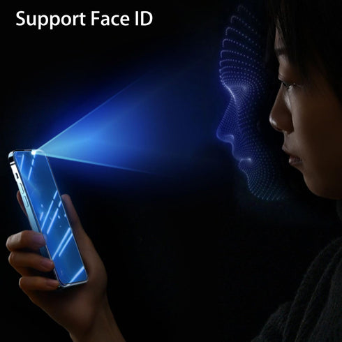 2 Pack Anti-Blue Tempered Glass Mirror Screen Protector Film for iPhone 15 Pro, 6.1 inch 9H Hardness Anti-scratch Full Covered (Blue)......