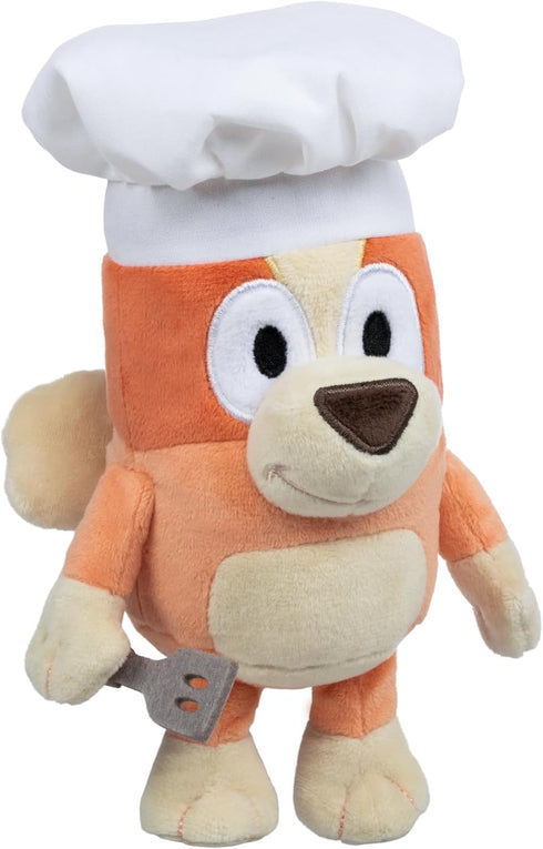 Bluey Friends Plush Soft Toy | Chef Bingo with Chef Hat and Spatula...