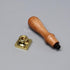 FsAlisa Wax Seal Stamp Sealing Wax Stamp Vintage Removable Brass Head Wooden Handle Great for Embellishment of Cards Envelopes, Wedding Invitation...