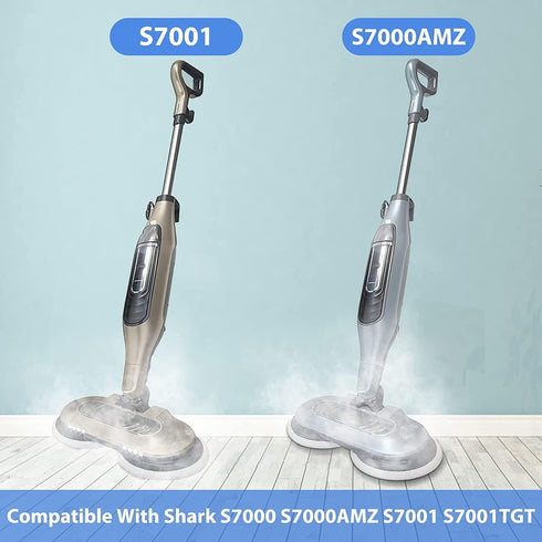 10 Pack S7001 Mop Compatible with Shark Steam Mop Replacement Pads S7000 Series, S7000 S7000AMZ S7001 S7001TGT Steam & Scrub All-in-One Scrubbing ...