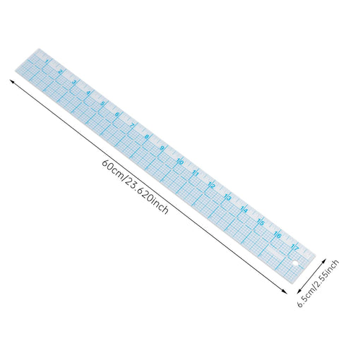 See-Thru Accurate Positioning and Marking Sewing Clear Ruler 2 x 18 inch...