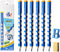 Triangular Fat Pencil - 12 Pack Thick, Strong, Jumbo Wood Pencils for Writing and Drawing, HB with Eraser and Sharpener...