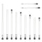 11 Pcs Lab Micro Spoon and Spatula Set, Stainless Steel Double-Ended Lab Spatulas Sampling Spoons Micro Scoopulas Weighting Set...