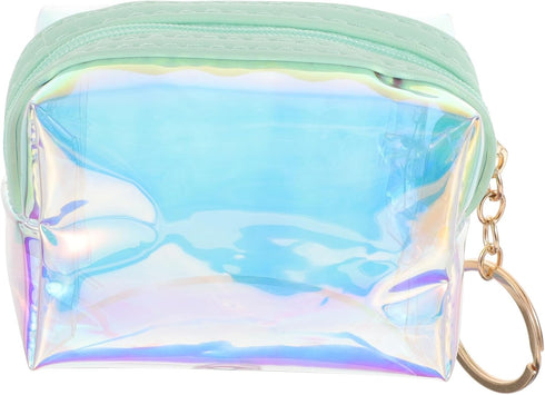 CALLARON Mini Purse Keychain Coin Purse Keychain Clear Coin Purse Coin Wallet Keychain Clear Coin Pouch Mini Makeup Pouch Clear Change Purse...