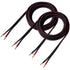 12 AWG HD Premium Soft Touch HiFi Speaker Cable (2 Pack, 3 Feet), 12 Gauge Banana Speaker Wire with Banana Plugs for Bi-Wire Bi-Amp HiFi Surround ...