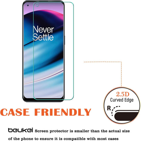 beukei (3 Pack) Compatible for OnePlus Nord N20 5G Screen Protector Tempered Glass,Touch Sensitive,Case Friendly, 9H Hardness...