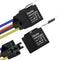 2 Pack 12V 40/30 Amp Car Relay DC 5 Pin SPDT and Harness - Heavy Duty 12 AWG Copper Wires Relays Kit for Automotive Truck Van Motorcycle Boat...